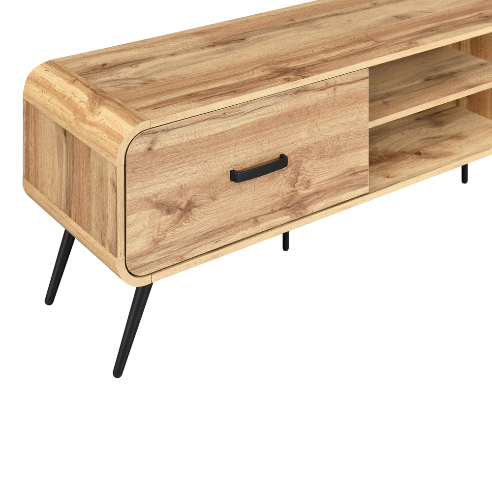 Rowan 71" Low Profile TV Console-Natural