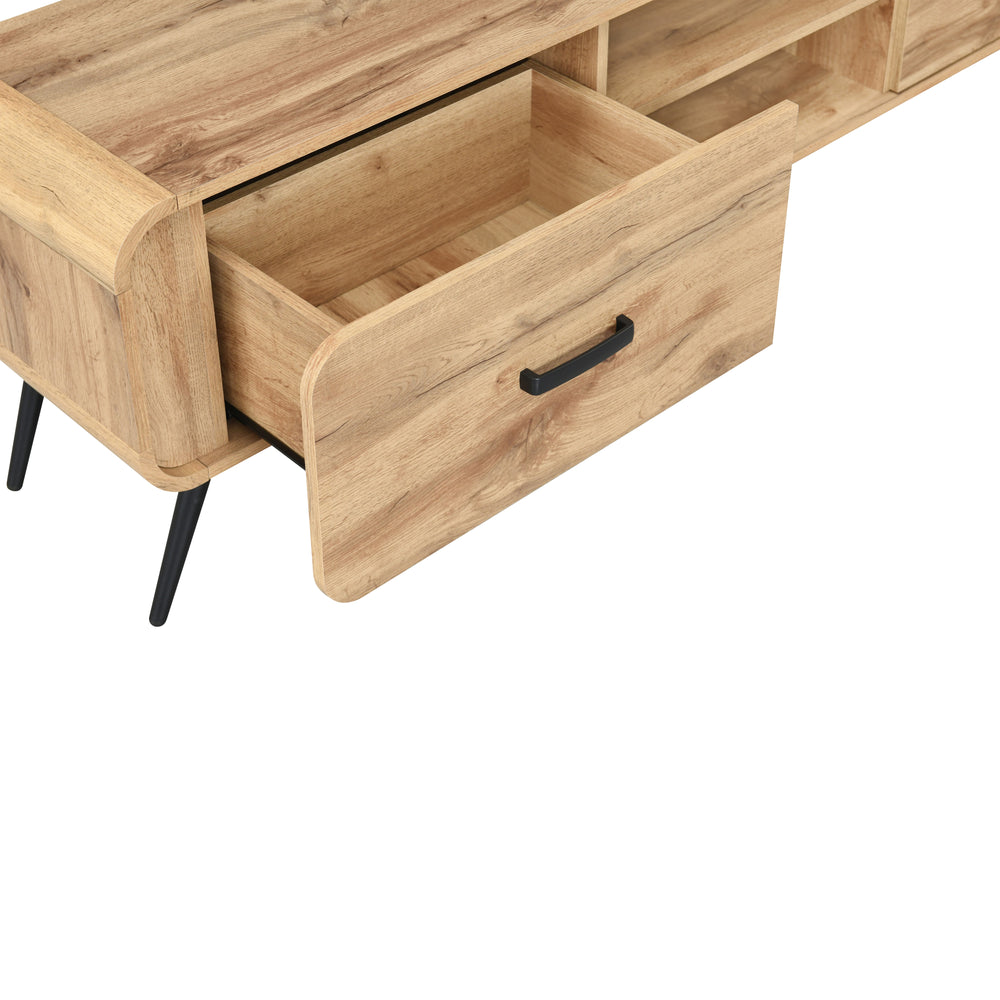 Rowan 71" Low Profile TV Console-Natural