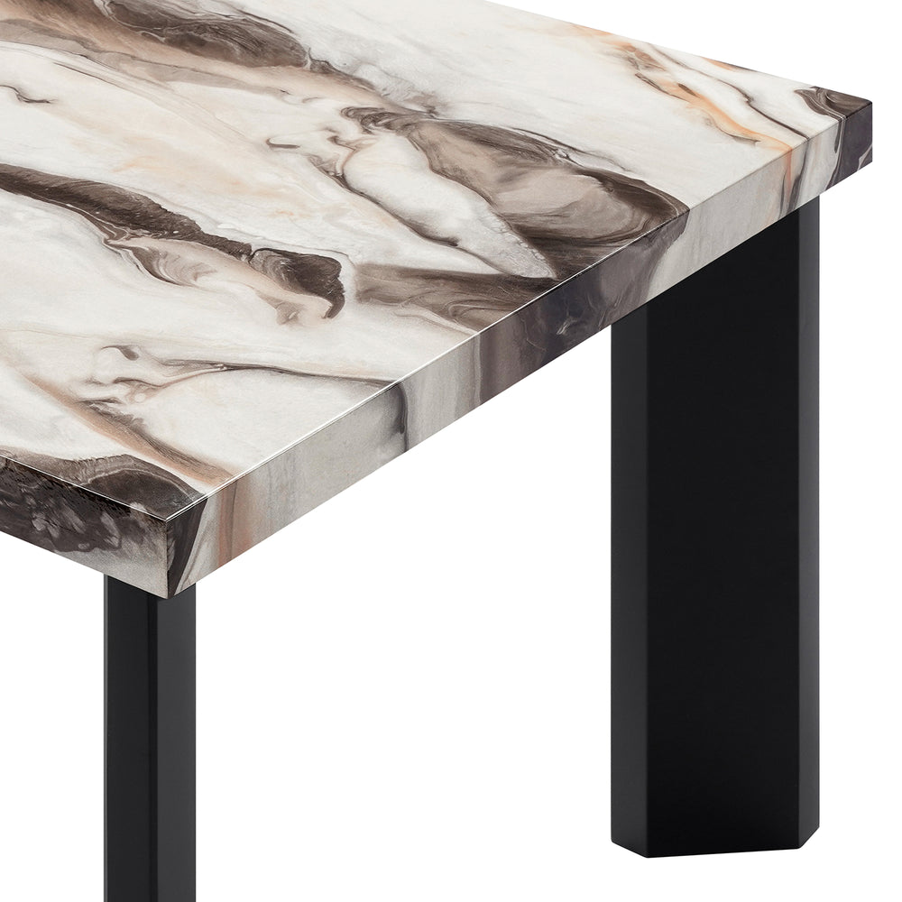 Strata Faux Marble 3 Pc Occasional Set- 1 Coffee & 2 End Tabl