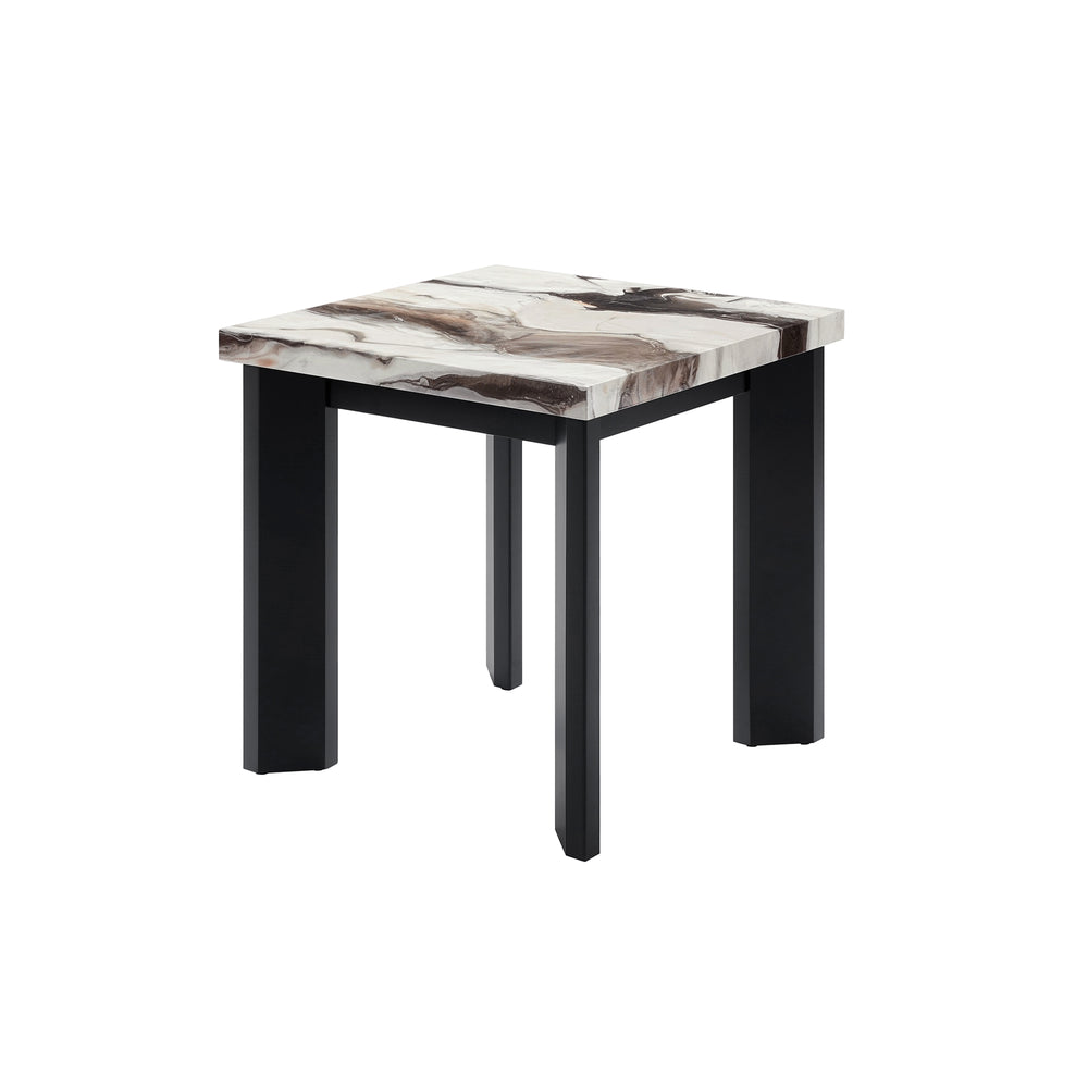 Strata Faux Marble 3 Pc Occasional Set- 1 Coffee & 2 End Tabl