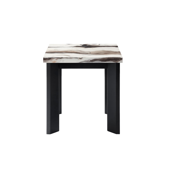 Strata Faux Marble 3 Pc Occasional Set- 1 Coffee &amp; 2 End Tabl