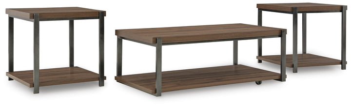 Trindwick Table (Set of 3) - Dark Brown (1)