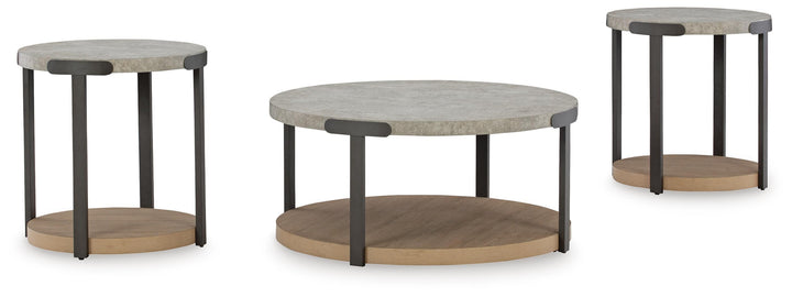 Darthurst Table (Set of 3) - Light Brown (1)