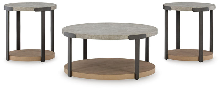Darthurst Table (Set of 3) - Light Brown (3)