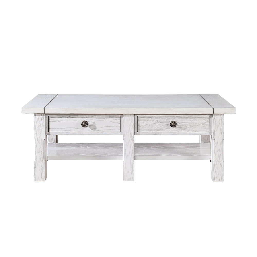 Dorsey 2 Drawer Coffee Table -White