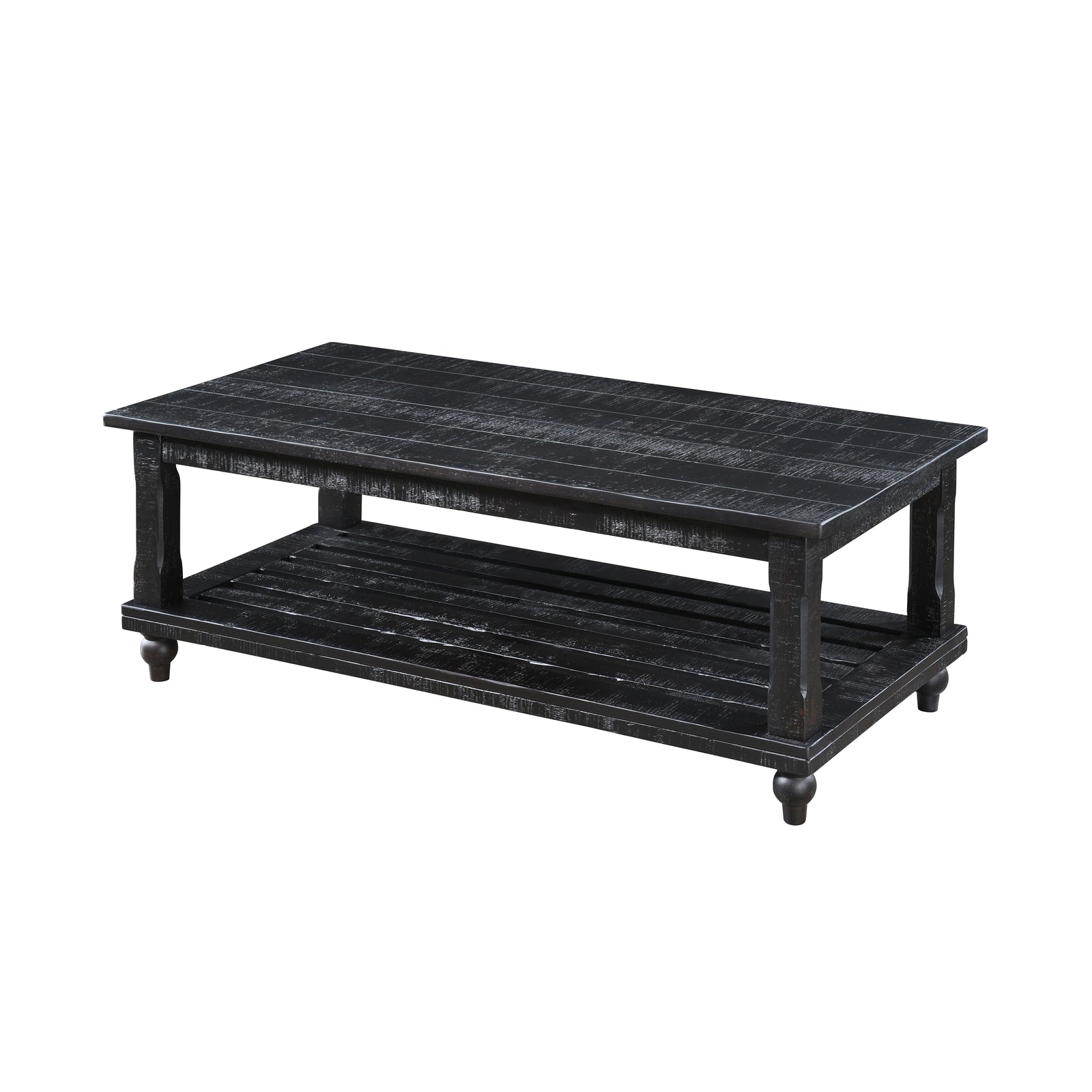Cade 3 Piece Occasional Set- 1 Coffee & 2 End Tables - Black