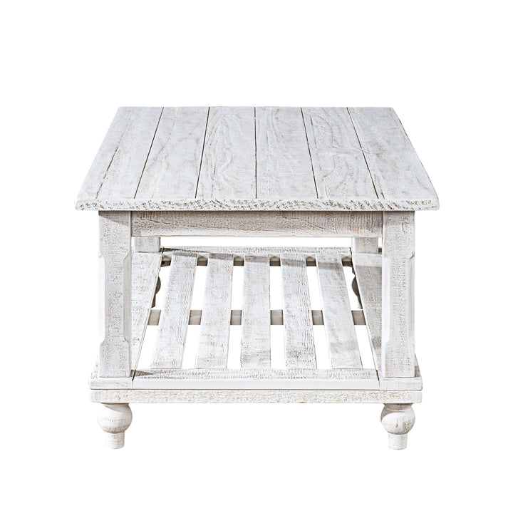 Cade 3 Piece Occasional Set- 1 Coffee &amp; 2 End Tables - White