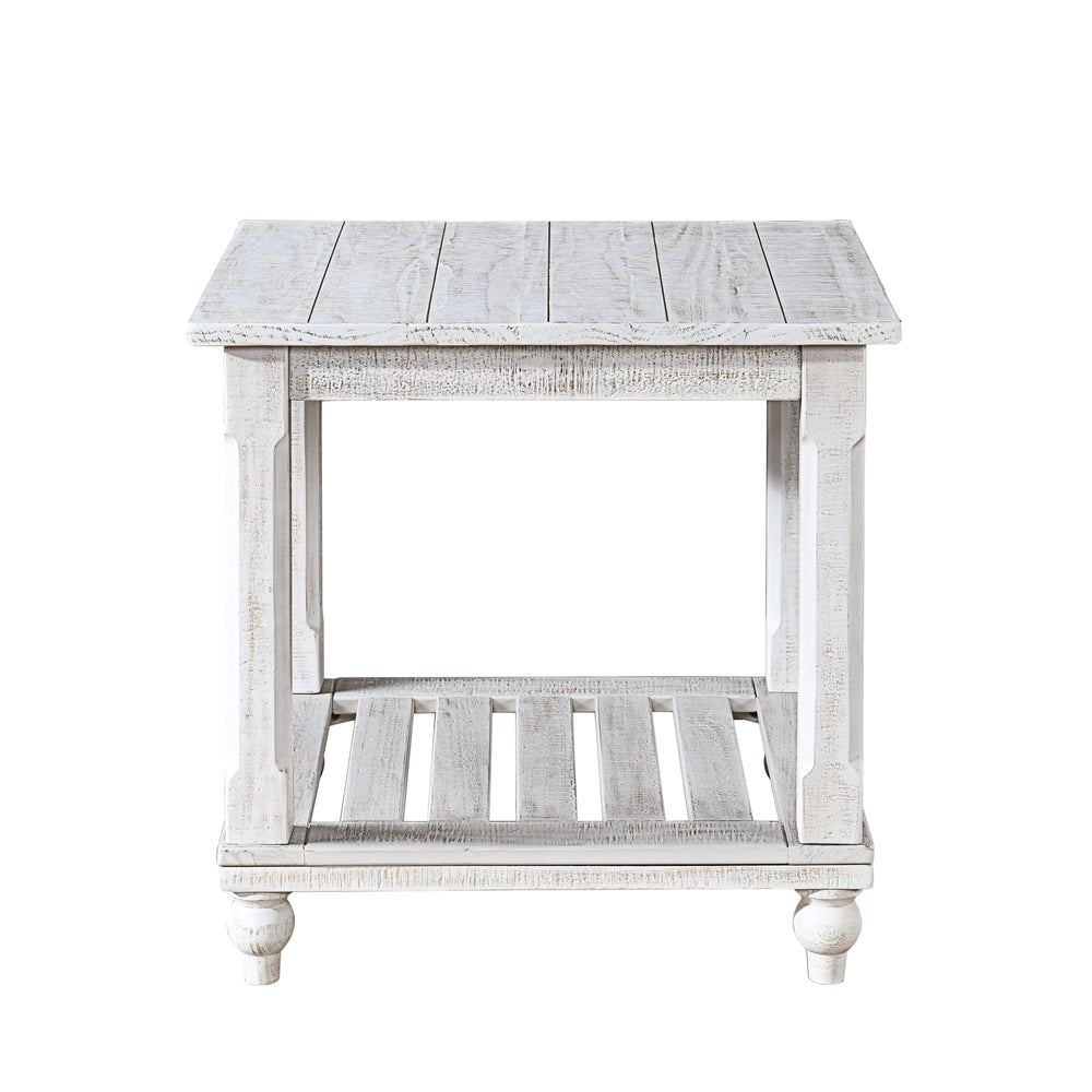 Cade 3 Piece Occasional Set- 1 Coffee & 2 End Tables - White