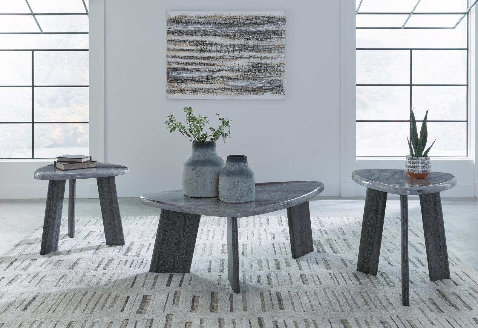 Bluebond Table (Set of 3) - Dark Gray (2)
