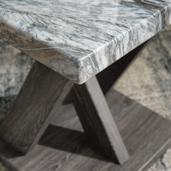 Bensonale Table (Set of 3) - Dark Gray (12)