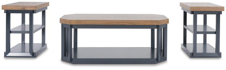 Landocken Table (Set of 3) - Dark Brown (3)