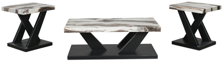 Cendill Table (Set of 3) - Black (3)