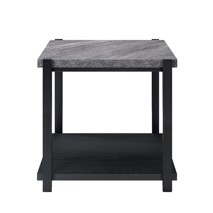 Linea  3 Pc Occasional Set- 1 Coffee &amp; 2 End Tables-Dk Gray F