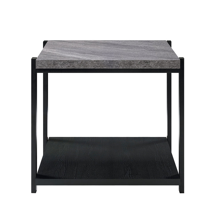 Linea  3 Pc Occasional Set- 1 Coffee &amp; 2 End Tables-Dk Gray F