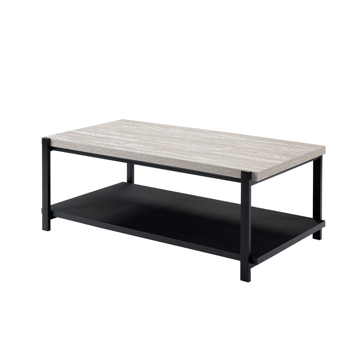 Linea  3 Pc Occasional Set- 1 Coffee &amp; 2 End Tables-Lt Gray F