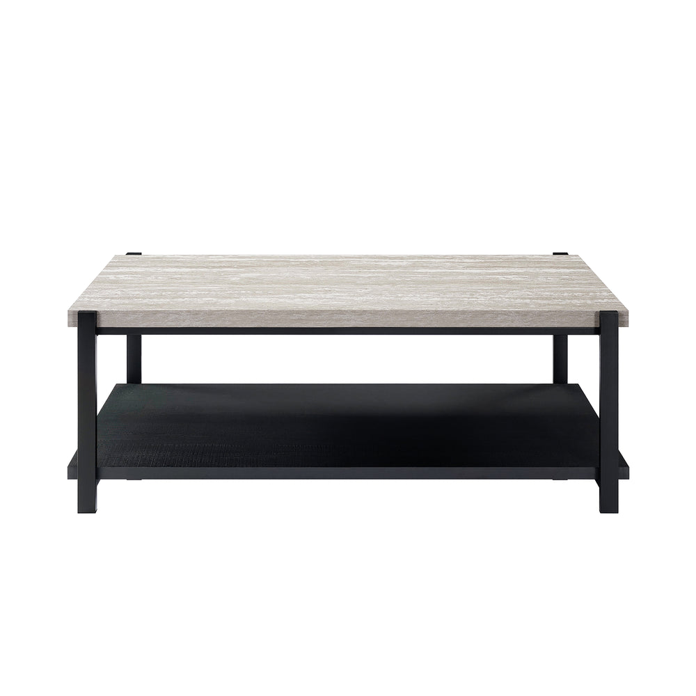 Linea  3 Pc Occasional Set- 1 Coffee & 2 End Tables-Lt Gray F
