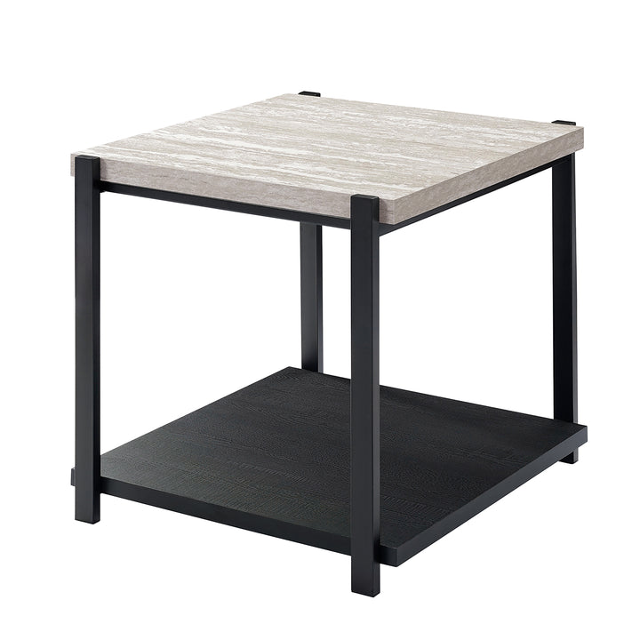 Linea  3 Pc Occasional Set- 1 Coffee &amp; 2 End Tables-Lt Gray F