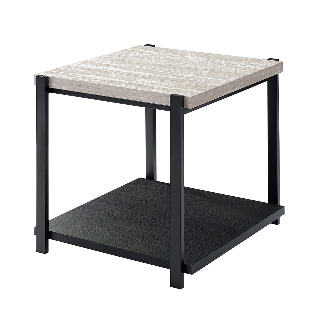 Linea  3 Pc Occasional Set- 1 Coffee & 2 End Tables-Lt Gray F