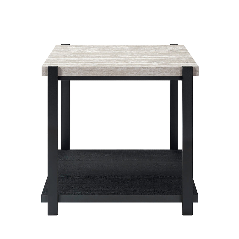 Linea  3 Pc Occasional Set- 1 Coffee & 2 End Tables-Lt Gray F