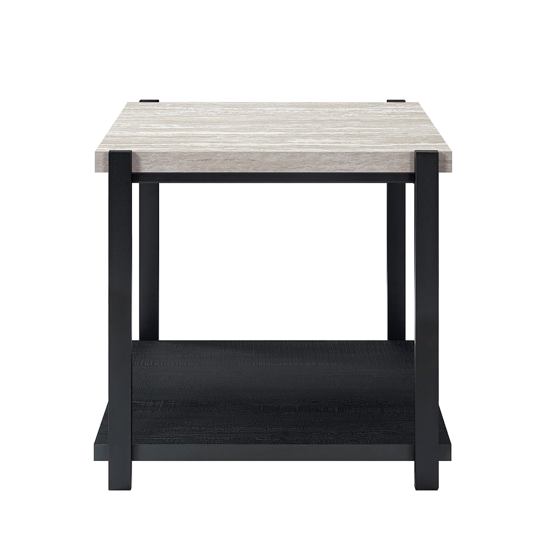 Linea  3 Pc Occasional Set- 1 Coffee & 2 End Tables-Lt Gray F