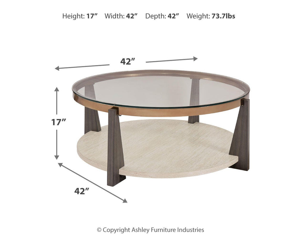 Frazwa Coffee Table - Dark Gray (6)