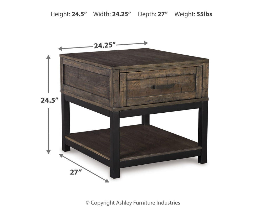 Johurst End Table - Dark Gray (4)