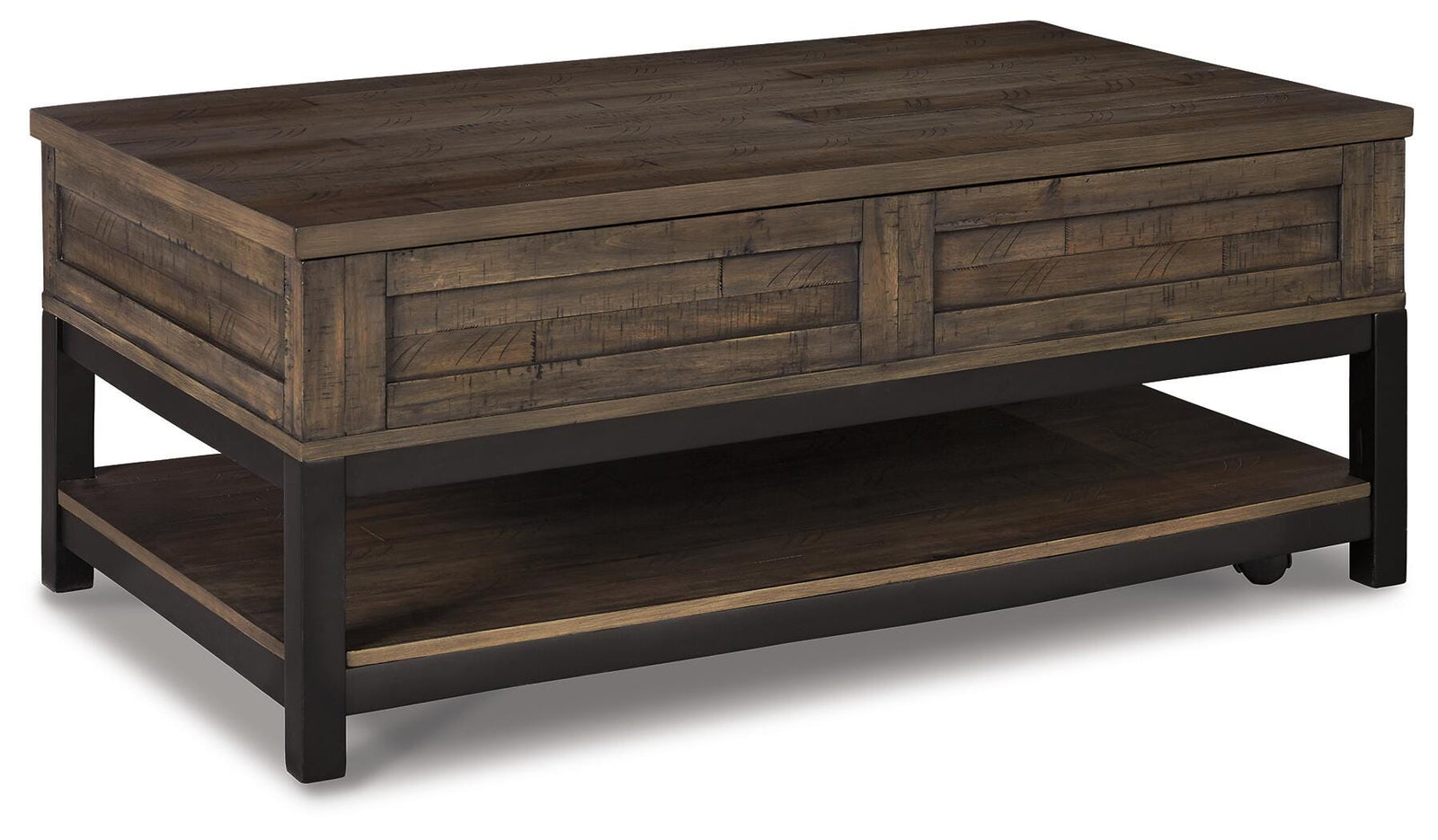 Johurst Coffee Table with Lift Top - Dark Gray (1)