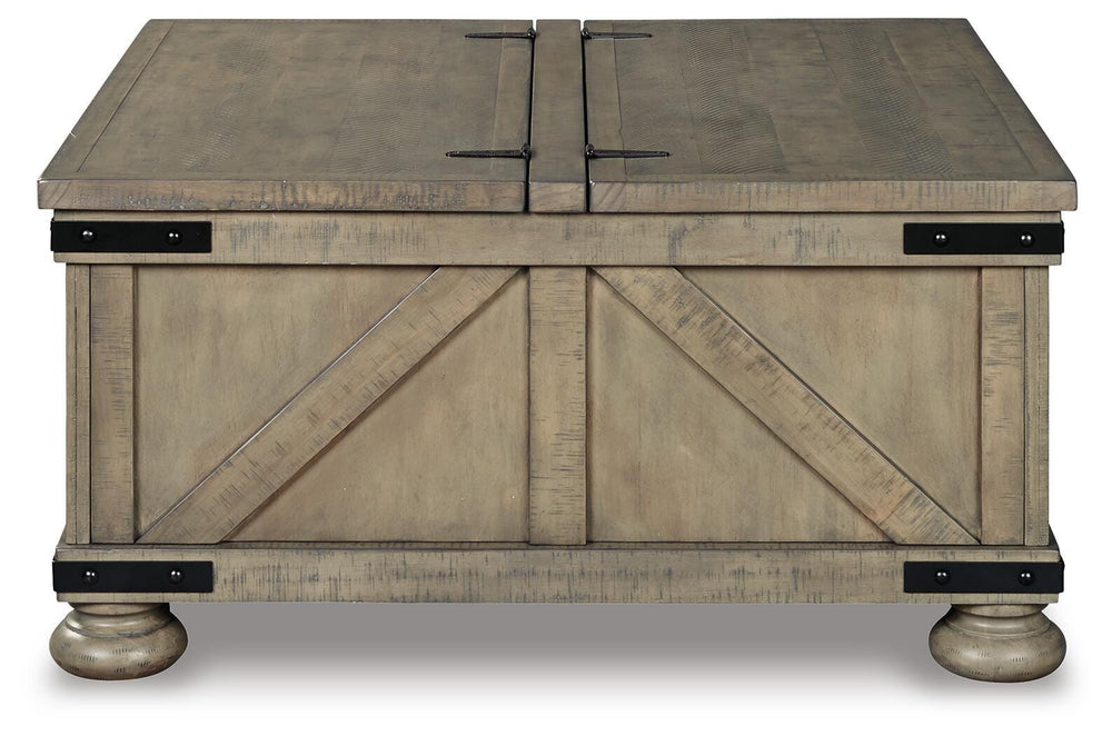 Aldwin Coffee Table With Storage - Gray (7)