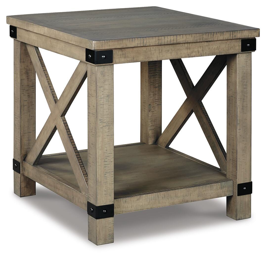 Aldwin End Table - Gray (1)