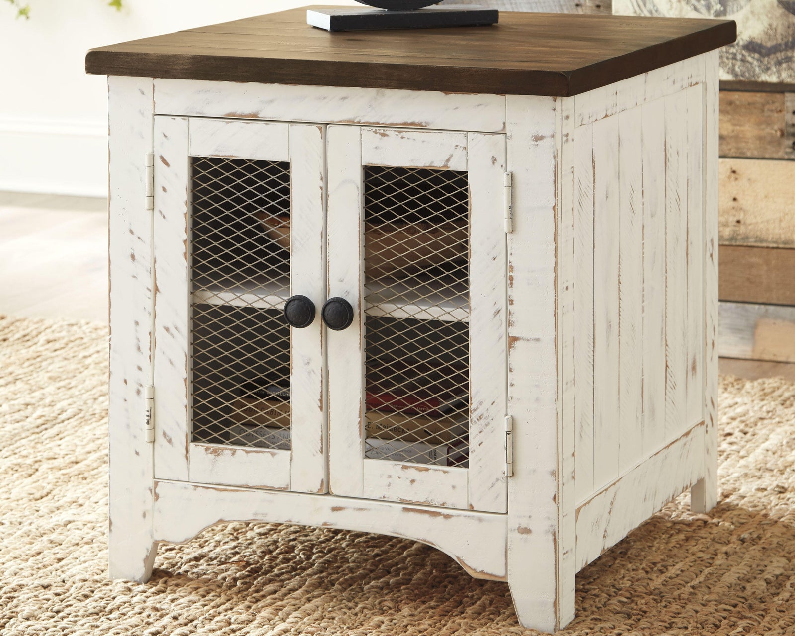 Wystfield End Table - Light Brown (2)