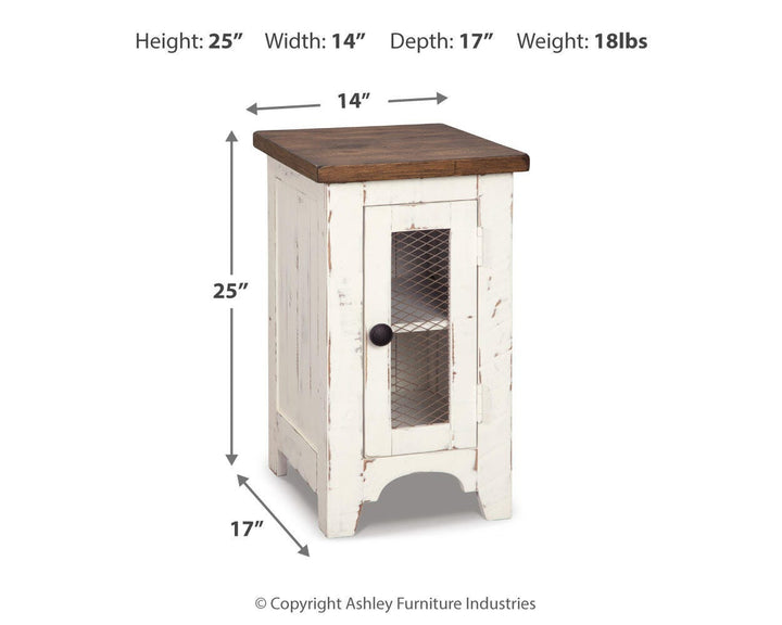 Wystfield Chairside End Table - Light Brown (4)
