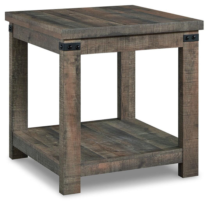 Hollum End Table - Dark Brown (1)