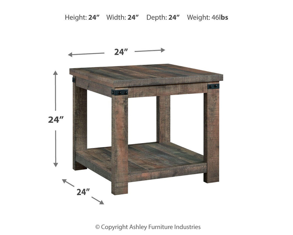 Hollum End Table - Dark Brown (7)