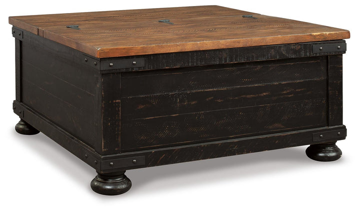 Valebeck Coffee Table and 2 End Tables - Black/Brown (2)