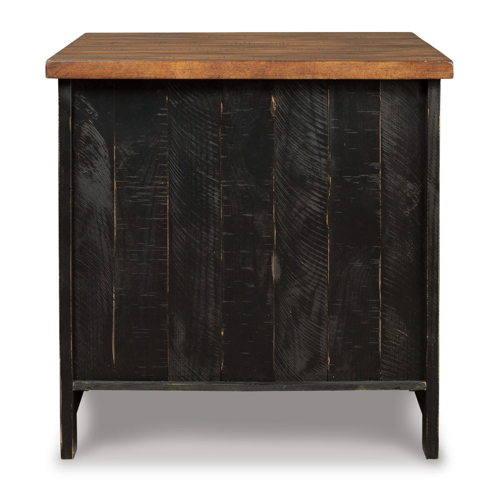 Valebeck End Table - Dark Brown (7)