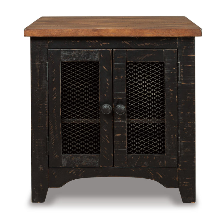 Valebeck End Table - Dark Brown (5)