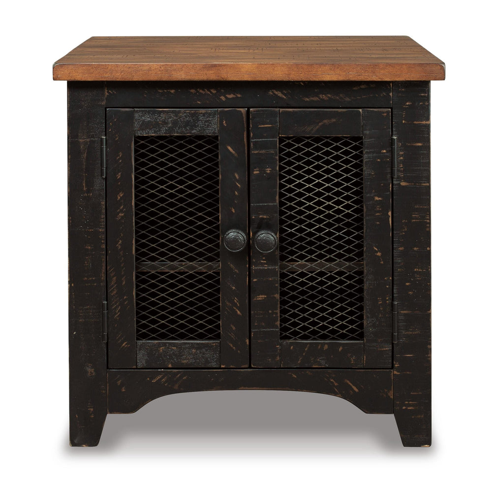 Valebeck End Table - Dark Brown (5)