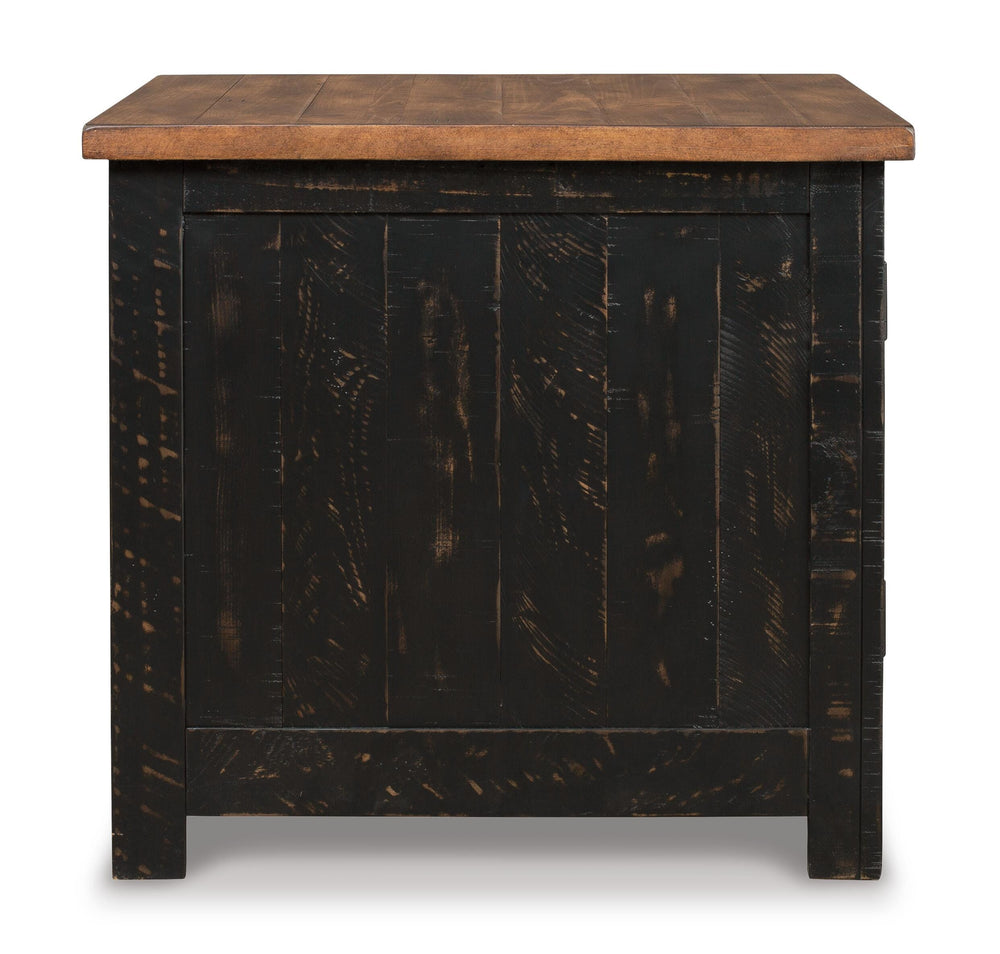 Valebeck End Table - Dark Brown (6)