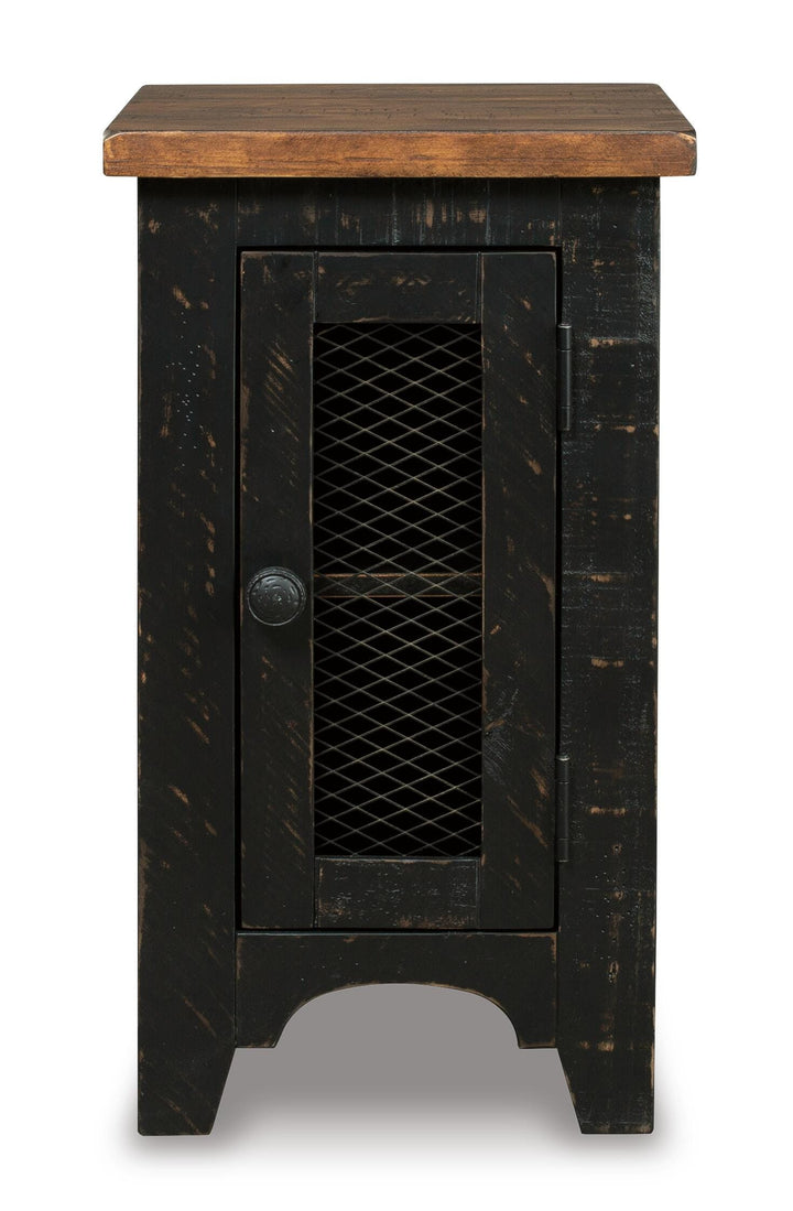 Valebeck Chairside End Table - Dark Brown (6)