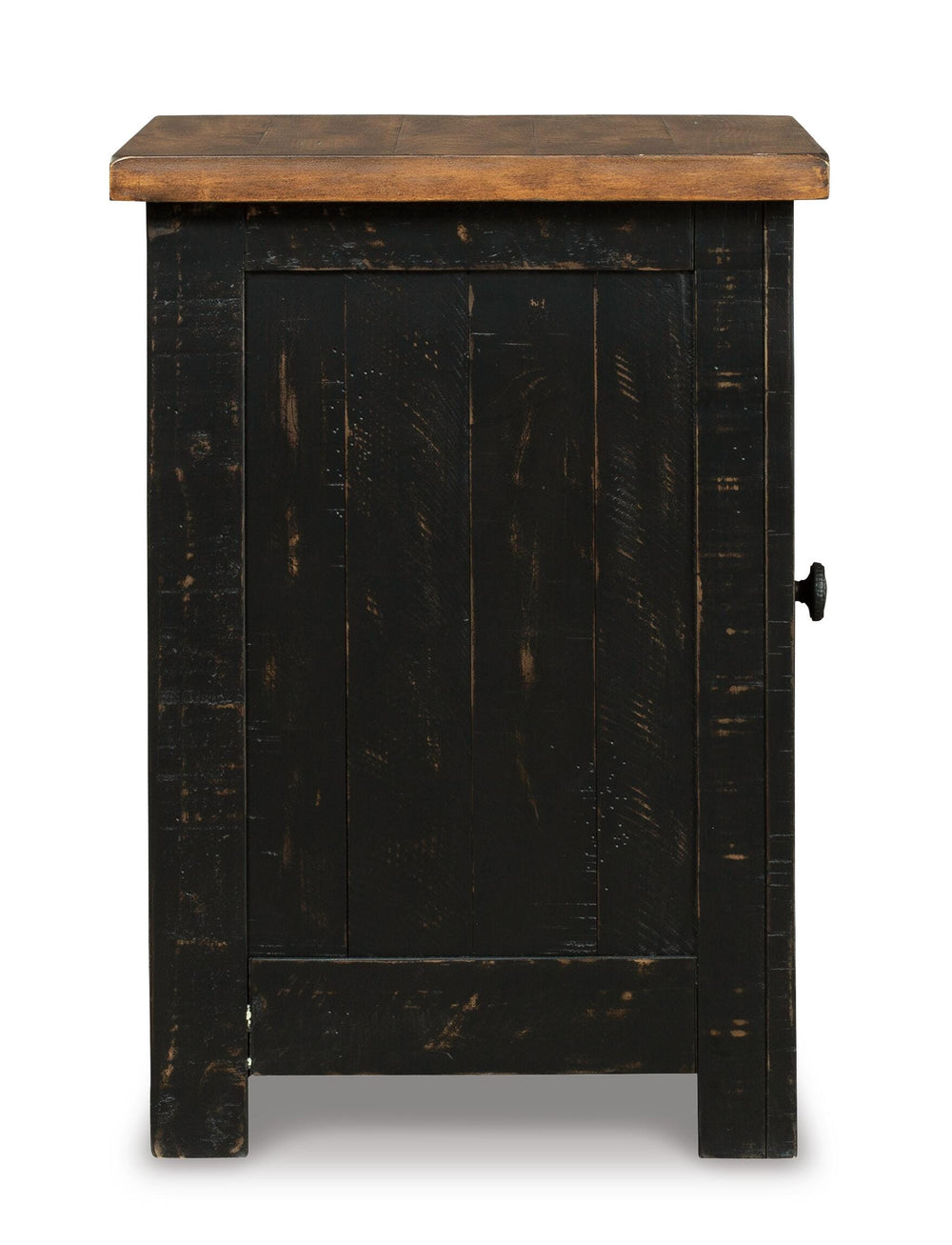 Valebeck Chairside End Table - Dark Brown (7)