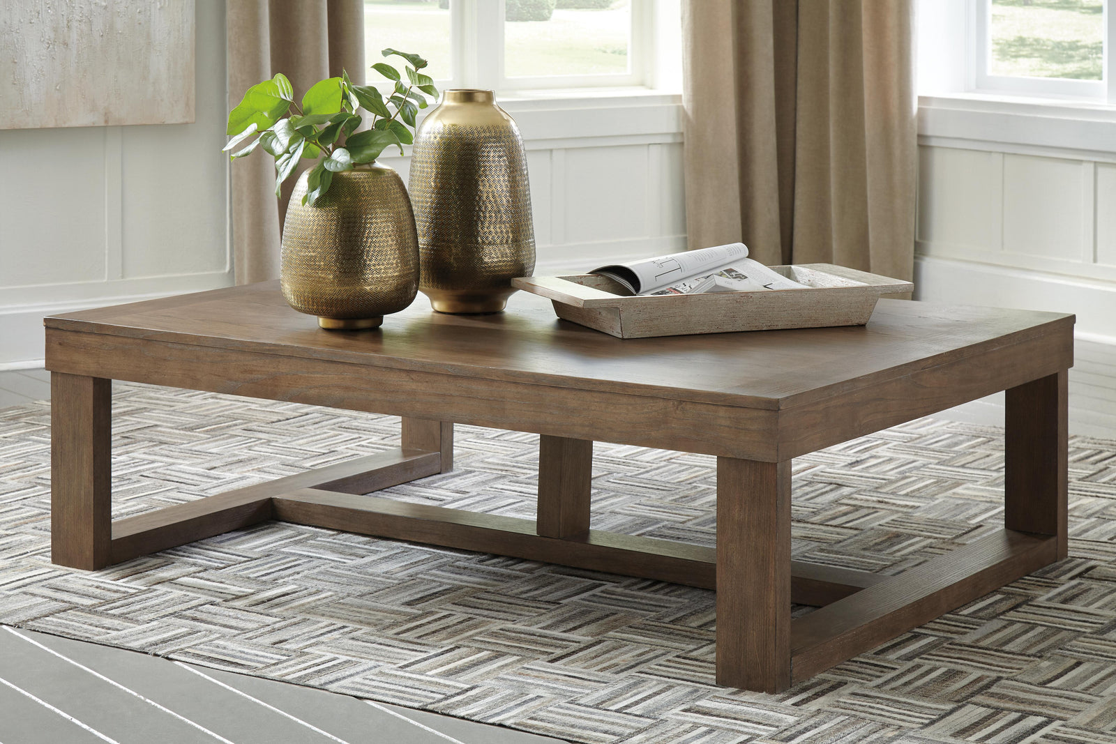 Cariton Coffee Table - Gray (2)