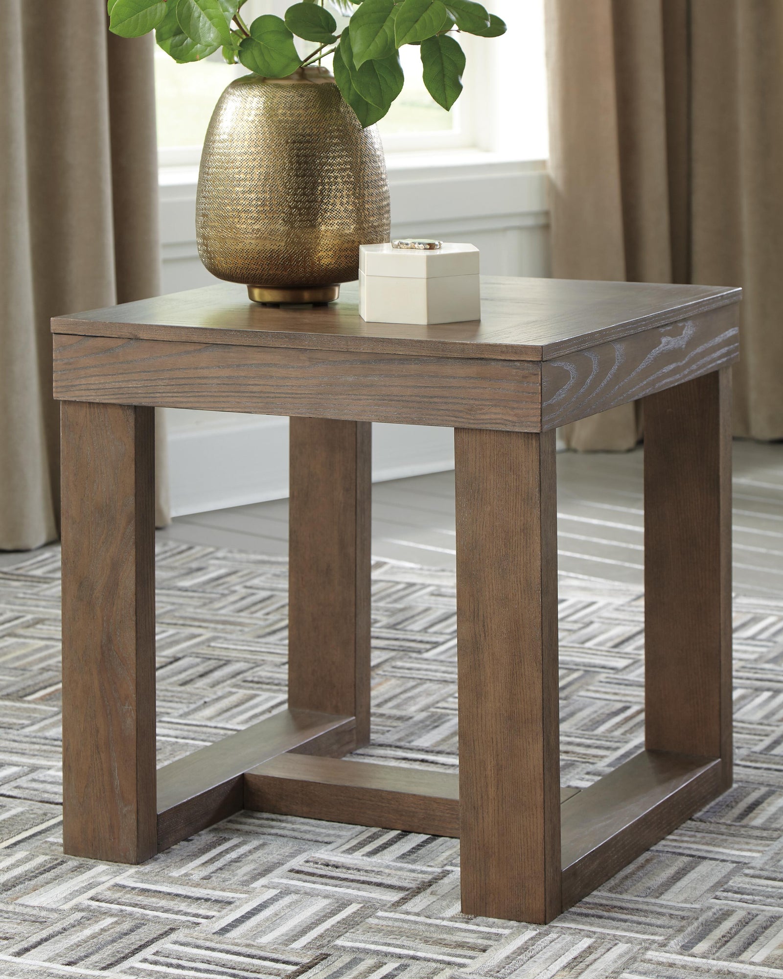 Cariton End Table - Gray (2)