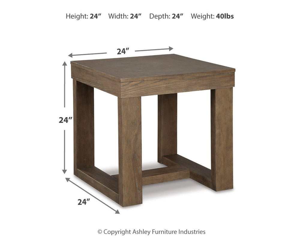 Cariton End Table - Gray (4)
