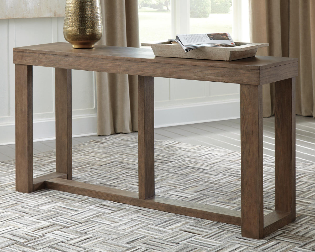 Cariton Sofa/Console Table - Gray