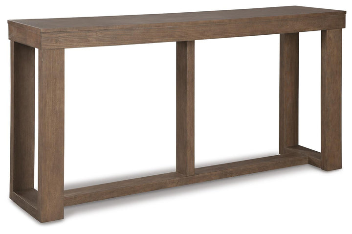 Cariton Sofa/Console Table - Gray