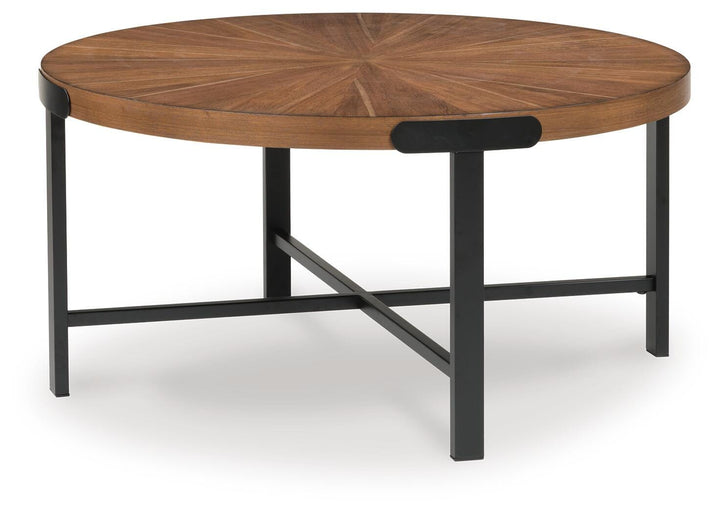 Crosstrail Table (Set of 3) - Dark Brown (4)