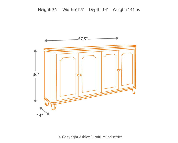 Mirimyn Accent Cabinet - White (9)