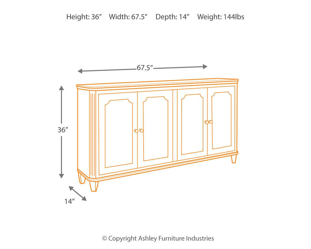 Mirimyn Accent Cabinet - White (9)