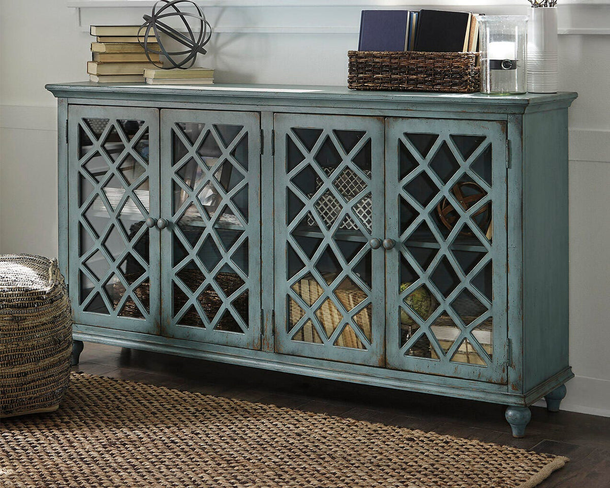 Mirimyn Accent Cabinet - Light Blue (2)