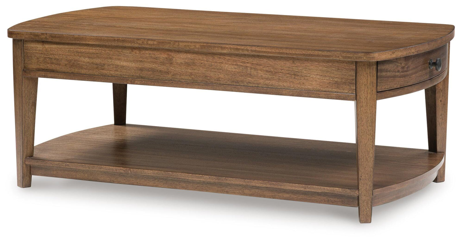 Burkbyer Coffee Table - Light Brown (1)